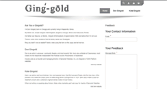 Desktop Screenshot of gingold.info